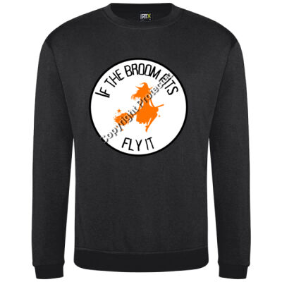 If the broom fits...Fly It (White) Thumbnail